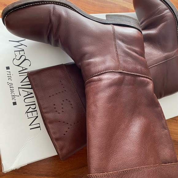 YSL Leather Boots - Picture 1 of 10